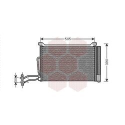 Kondenzátor klimatizácie VAN WEZEL 06005264