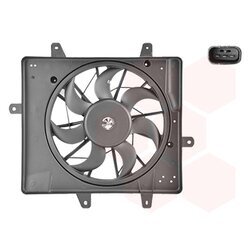 Ventilátor chladenia motora VAN WEZEL 0720747