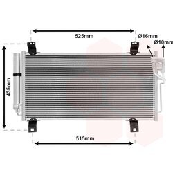 Kondenzátor klimatizácie VAN WEZEL 27005231