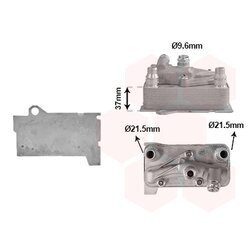 Chladič oleja automatickej prevodovky VAN WEZEL 30013731