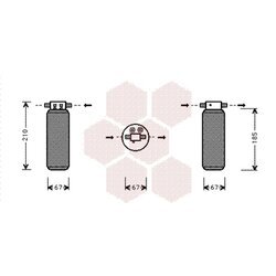 vysúšač klimatizácie VAN WEZEL 0200D145