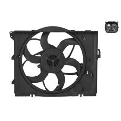 Ventilátor chladenia motora VAN WEZEL 0657746