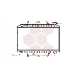 Chladič motora VAN WEZEL 13002171