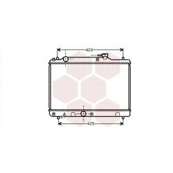 Chladič motora VAN WEZEL 52002034