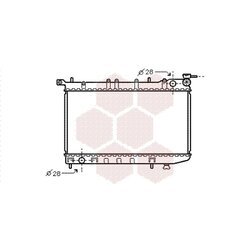 Chladič motora VAN WEZEL 13002123