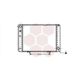 Chladič motora VAN WEZEL 30002175