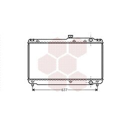 Chladič motora VAN WEZEL 53002041