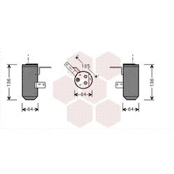 vysúšač klimatizácie VAN WEZEL 0200D160