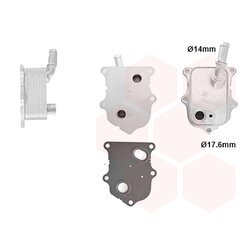 Chladič motorového oleja VAN WEZEL 17013709