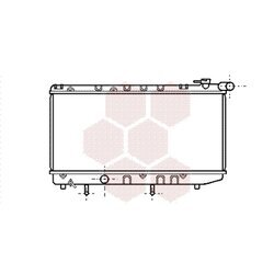 Chladič motora VAN WEZEL 53002125