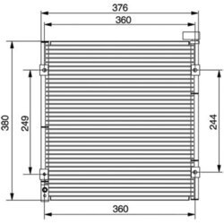 Kondenzátor klimatizácie WAECO 8880400124 - obr. 1