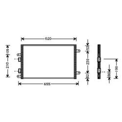 Kondenzátor klimatizácie WAECO 8880400298 - obr. 1