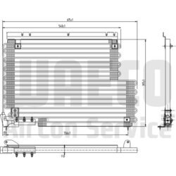 Kondenzátor klimatizácie WAECO 8880400104 - obr. 1