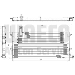 Kondenzátor klimatizácie WAECO 8880400034 - obr. 1