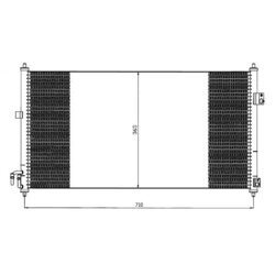 Kondenzátor klimatizácie WAECO 8880400389 - obr. 1