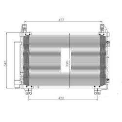 Kondenzátor klimatizácie WAECO 8880400382 - obr. 1