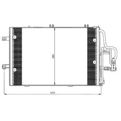 Kondenzátor klimatizácie WAECO 8880400360 - obr. 1