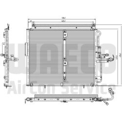 Kondenzátor klimatizácie WAECO 8880400001 - obr. 1