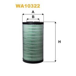 Vzduchový filter WIX FILTERS WA10322