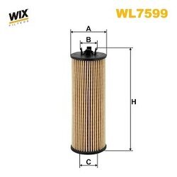 Olejový filter WIX FILTERS WL7599