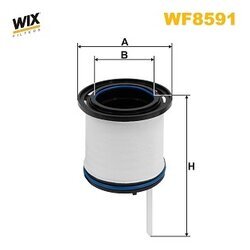 Palivový filter WIX FILTERS WF8591