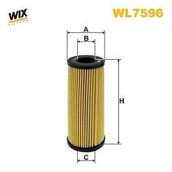 Olejový filter WIX FILTERS WL7596