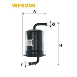 Palivový filter WIX FILTERS WF8209