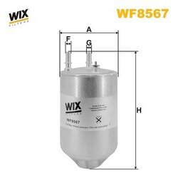 Palivový filter WIX FILTERS WF8567