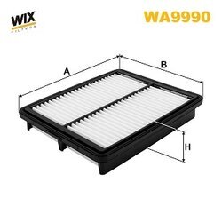 Vzduchový filter WIX FILTERS WA9990