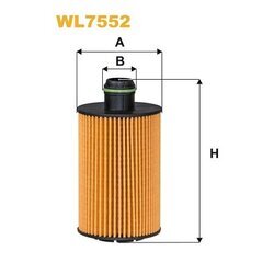 Olejový filter WIX FILTERS WL7552