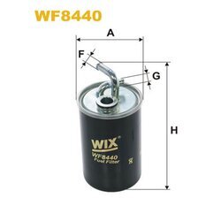 Palivový filter WIX FILTERS WF8440