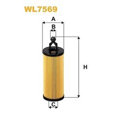 Olejový filter WIX FILTERS WL7569