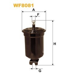 Palivový filter WIX FILTERS WF8081