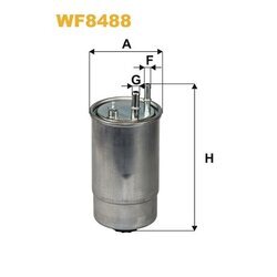 Palivový filter WIX FILTERS WF8488
