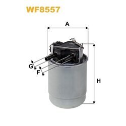 Palivový filter WIX FILTERS WF8557