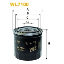 Olejový filter WIX FILTERS WL7100