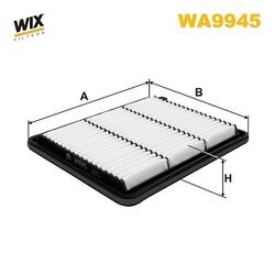 Vzduchový filter WIX FILTERS WA9945