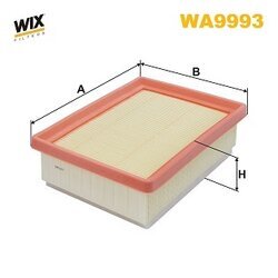 Vzduchový filter WIX FILTERS WA9993