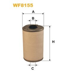 Palivový filter WIX FILTERS WF8155