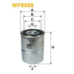 Palivový filter WIX FILTERS WF8059