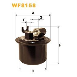 Palivový filter WIX FILTERS WF8158