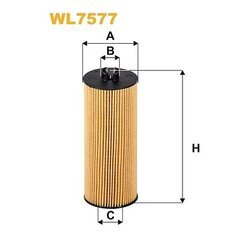 Olejový filter WIX FILTERS WL7577