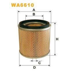 Vzduchový filter WIX FILTERS WA6610