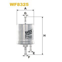 Palivový filter WIX FILTERS WF8325