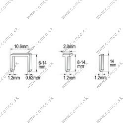 YATO Zošívačka čalúnicka 3-funkčná (6-14mm) - obr. 2