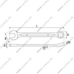 YATO Očkoplochý kľúč 24 mm (YATO náradie) - obr. 2