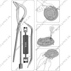 YATO Sada na montáž brzdových čeľustí 3 ks - obr. 2