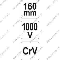 YATO Kliešte štiepacie bočné 160 mm VDE (1000V) - obr. 4