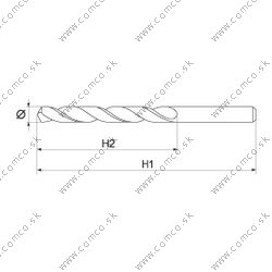 YATO Vrták na kov 11,0 mm HSS-COBALT 1 ks 135° - obr. 2