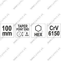 YATO Jamkár 6 x 100mm - obr. 1